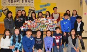 학생회 주최 불우이웃돕기 성금과 캔푸드 전달식 12/05/15